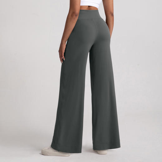 跃牌【倚窗听雨】系列 Athena 加绒直筒裤女高腰保暖宽松显瘦长裤CK055 商品图1