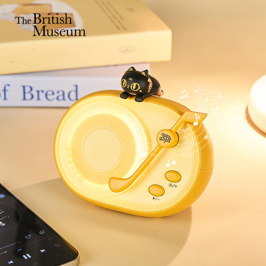 大英博物馆 盖亚·安德森猫和她的朋友们系列 萌猫氛围灯蓝牙音响 商品图0