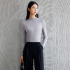 玳莎天丝羊毛基础打底衫女秋装新款内搭叠穿半高圆领针织衫  EC32304 商品缩略图0