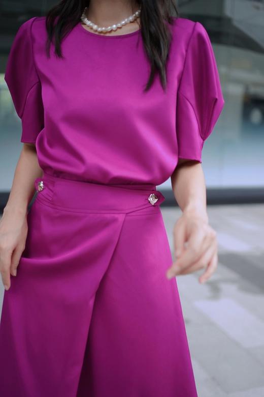 Le Malene 气质圆领上衣显瘦时尚半裙套装 16941 商品图4