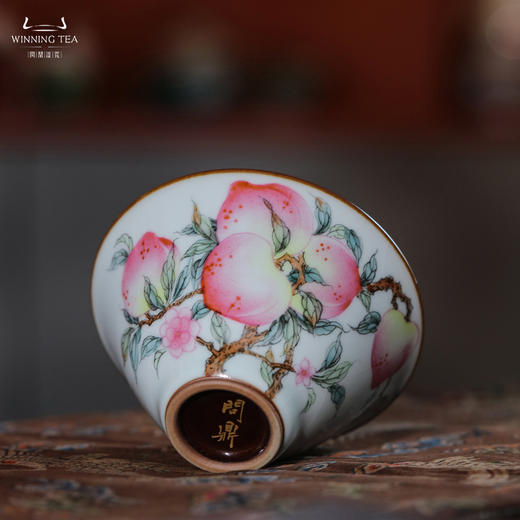 问鼎汝瓷鼎峰系列月白斗笠杯（五桃） 商品图4