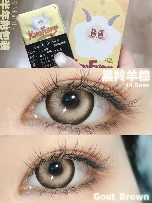 Kirafairy半年抛 黑羚羊棕/黑羚羊灰 14.5mm 商品图5