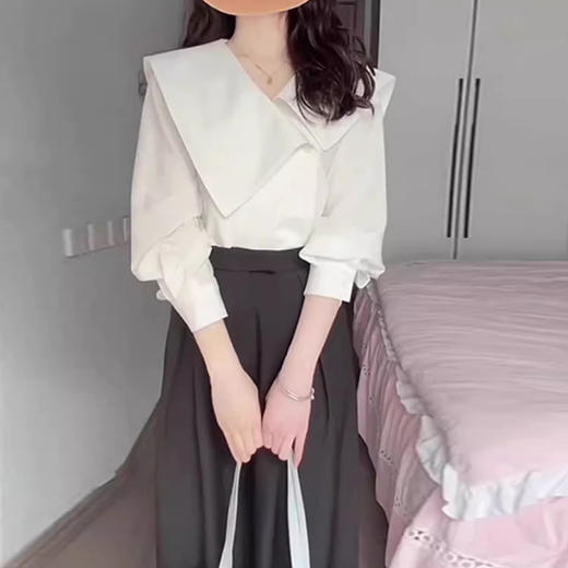 裁缝学苑AS330不对称大翻领衬衫纸样西装裤子女装套装版型图纸 商品图1