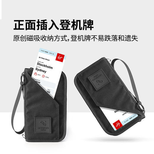 msquare 防盗刷护照夹 机票证件收纳包 商品图1