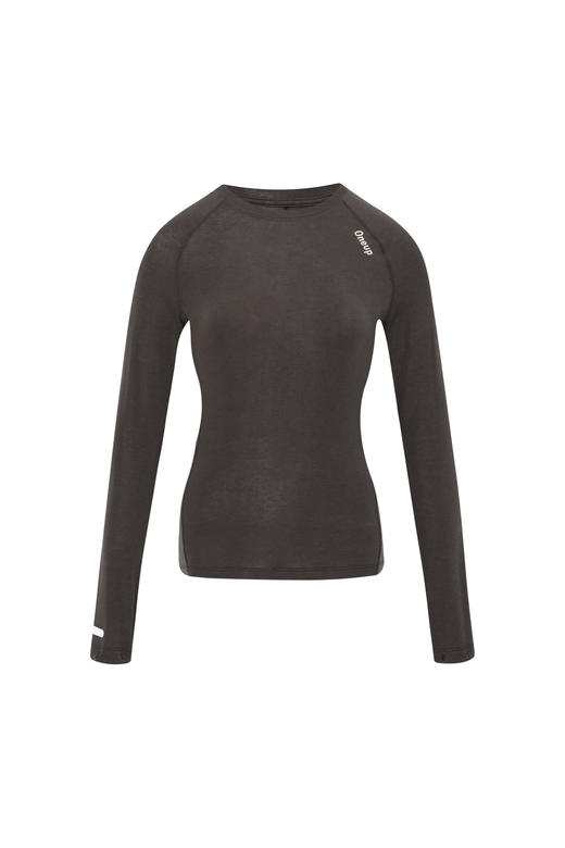 oneup兰精天丝美丽奴羊毛女式合身长袖T恤 商品图7