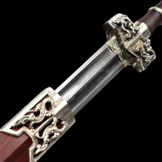 纯钧剑白铜血檀 沈州作品 沈广隆剑铺龙泉沈广隆宝剑手工传统剑收藏剑 sgl-2013 未开刃 商品图4