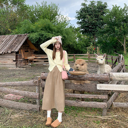 【179元任选2件】现货！韩系软糯毛织开衫 商品图4