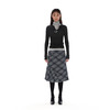 NUTH格子半身裙不对称格纹中长款半裙女 商品缩略图0