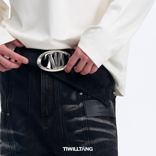 TIWILLTANG启世录椭圆符号点油腰带 商品图1