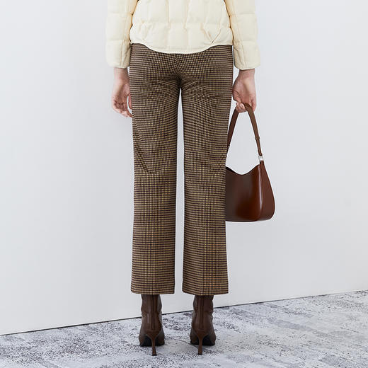 EITIE爱特爱冬季季高腰修身显瘦格子裤女7605308 商品图4