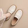 ZHR厚底乐福鞋2024新款软底白色小皮鞋女士一脚蹬单鞋休闲小白鞋 商品缩略图1