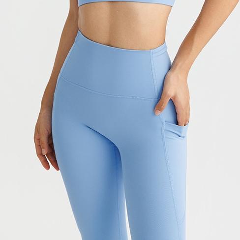 跃牌【周游世界系列】秋冬新品瑜伽服女莱卡高弹强塑形收腹瑜伽裤复合腰头健身裤 PT2337 商品图1