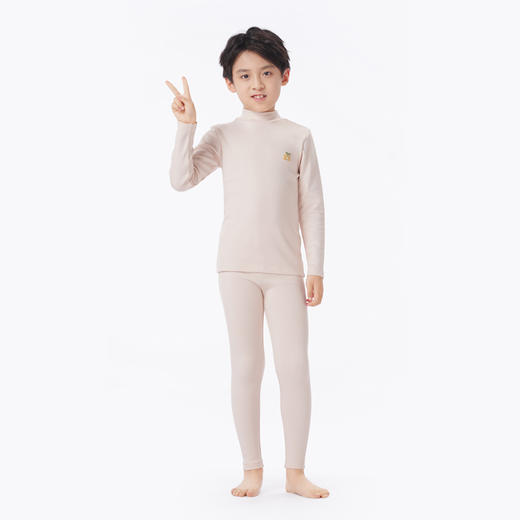 都市丽人眯雅佳保暖衣舒暖套装舒绒棉中厚童装儿童保暖衣棉质套装JWT9A7 商品图1