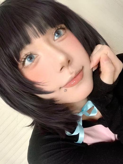 mixmixx半年抛 白桃气泡/零度气泡/苏打气泡/冰滴黑茶/荧光玛瑙 14.2mm 粉/蓝/棕/黑 商品图6