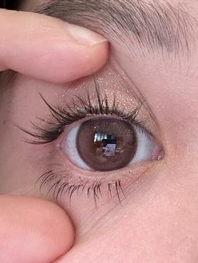 Aimilens月抛美瞳 雾凇奶咖 14.5mm