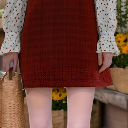 9/6奢姿大码女装2024秋季假两件时尚连衣裙胖妹妹减龄碎花简约裙子9943834051 商品图4