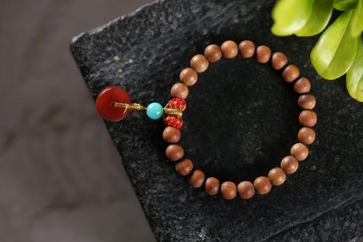 LSTX0139°印度老山檀手串 宝宝款 商品图0