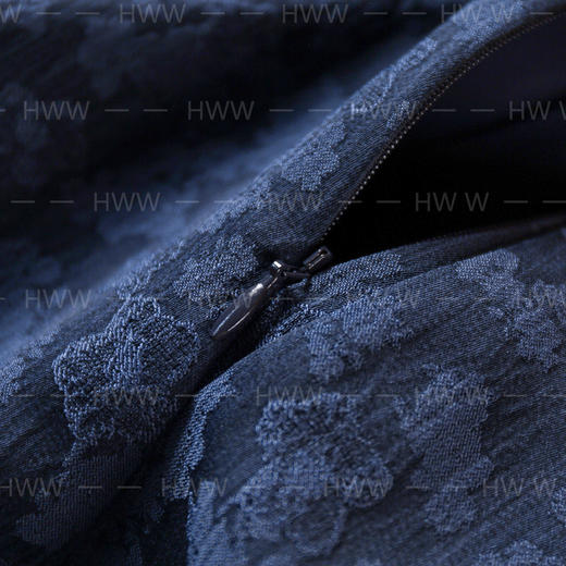 HWW轻奢设计师女装连衣裙初秋新款修身时尚连衣裙DHZFF403091 商品图9