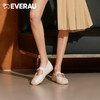 EVERAU2023上新优雅与甜心 复古与时髦的碰撞柔软羊皮鞋面平底春夏舒适玛丽珍女鞋EA7030 商品缩略图10
