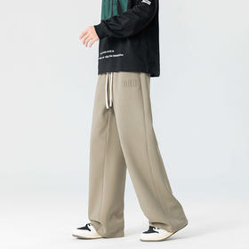 【新款DYF】大依优型大码直筒运动针织休闲裤加肥加大男装舒适胖子肥佬百搭运动裤长裤