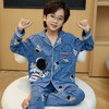【秋季新品，纯棉长袖儿童睡衣套装，舒适柔软，透气保暖】儿童睡衣男童秋款纯棉 新款春秋季长袖 6-18岁男孩青少年套装 睡衣家居服-QQ 商品缩略图5
