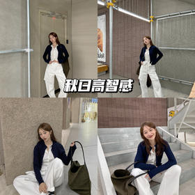 新品上身 | 高级的撞色，连领的趣味性设计，时髦又日常！