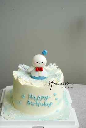 「女孩」黎深同款 生日蛋糕 雪花小雪人 二次元