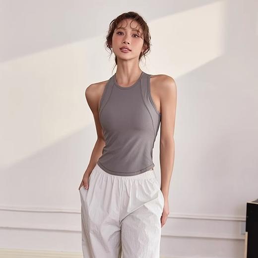 跃牌【周游世界系列】一体式运动背心女跑步防震瑜伽上衣普拉提训练健身文胸可外穿 TP0752 商品图4