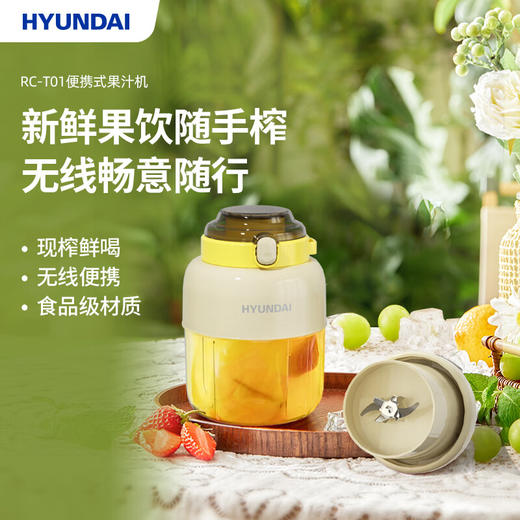 韩国HYUNDAI  便携式果汁机  RC-T01 商品图0