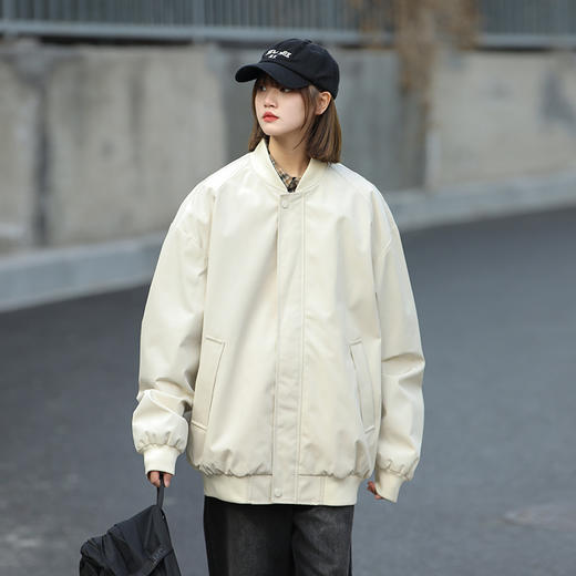 【采用全新的潮牌户外款❗️日系复古潮牌宽松飞行员夹克】自由穿梭＆轻量型户外，整体OVERSIZE版型，男女同款情侣款春秋季薄款棒球服防水外套L 商品图4