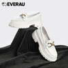 EVERAU复古经典楦型新品厚底乐福柔软牛皮乐福舒适好穿单鞋EA7032 商品缩略图2