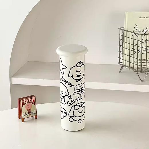 GNMK波点小狗系列蘑菇保温杯300ml（240777） 商品图4