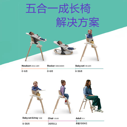 【缺货中】博格步bugaboo（博格步）Giraffe婴幼儿餐椅 商品图5