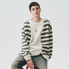 714street条纹V领针织开衫男2024秋冬季新款宽松外套休闲长袖上衣 商品缩略图4