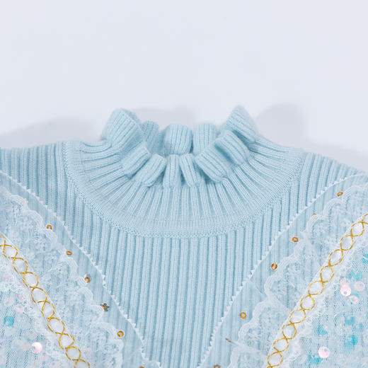 【梦幻公主裙】秋冬长袖裙中大童连衣裙保暖礼服裙童装网纱蓬蓬裙234DQ0297 商品图6