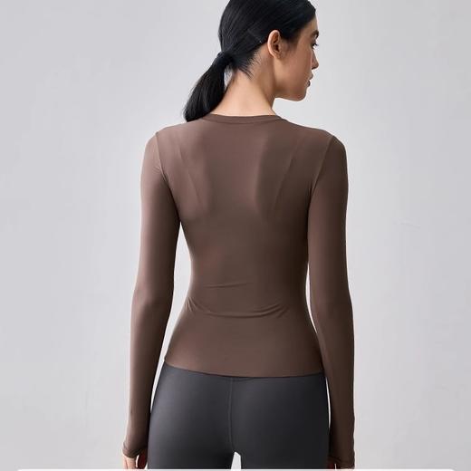 跃牌【周游世界系列】瑜伽服女氨纶轻薄弹衣运动长袖 TP0766 商品图1