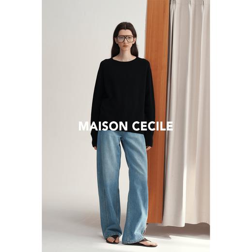 MAISON CECILE五色/羊绒细腻软糯宽松针织毛衣 商品图3