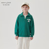 马克珍妮男童美式学院polo翻领卫衣儿童上衣2024年秋装新款241036 商品缩略图1