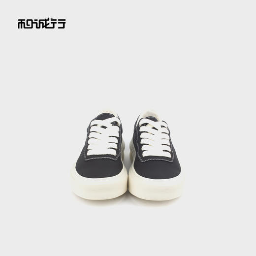 和诚行 2024秋冬新款百搭系带休闲鞋男士透气舒适真皮板鞋0551182 商品图2