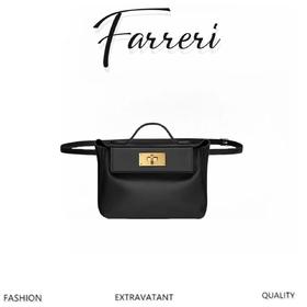 爱*仕定制、2424金扣 腰包手提单肩斜跨包 迷你 多色