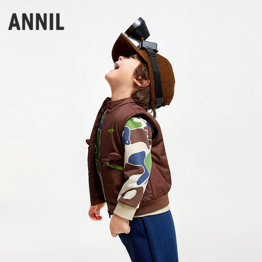 男童加绒三防马夹安奈儿童装实体店同款XB432543 商品图1