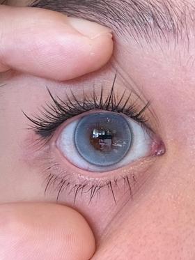 Aimilens半年抛美瞳 玉脂奶蓝 14.2mm