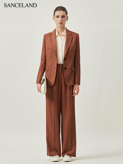 SANCELAND三石一澜绵羊毛西服 商品图0