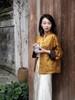 盛唐牡丹 |重缎香云纱繁花纹对襟外套 商品缩略图0
