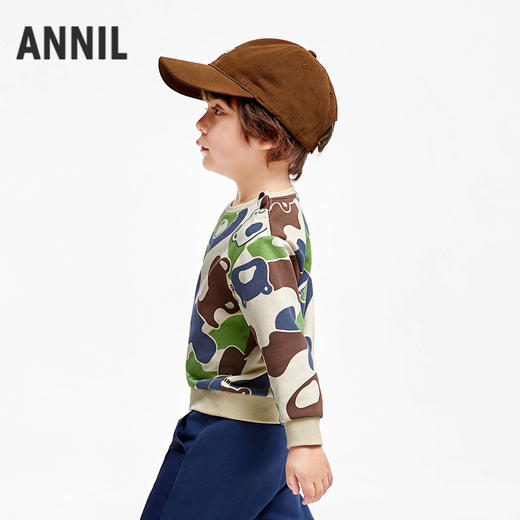 男童炫酷舒弹卫衣安奈儿童装实体店同款XB431716 商品图2