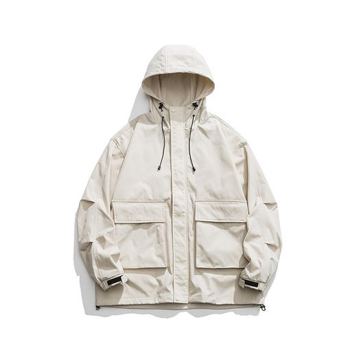 【自由穿梭❗️山系连帽外套】春秋季新款潮牌户外登山休闲夹克，防水工装冲锋衣，情侣外套L 商品图6