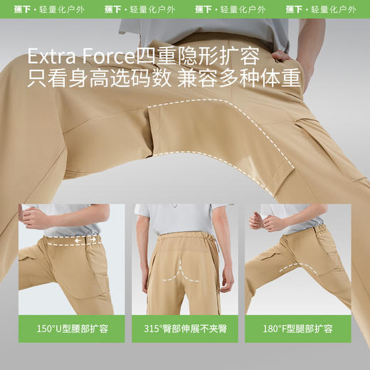 【内购专享】蕉下男士Jech Airy透气户外裤AF24524 商品图3