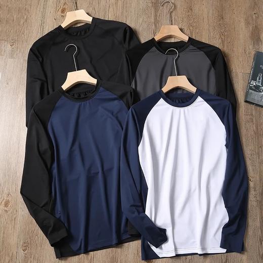 【fzwm-22245】轻量男士运动速干长袖T恤！！ 商品图0