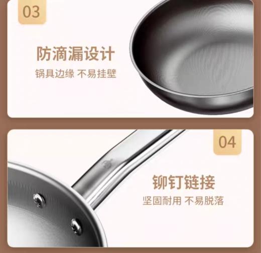 【6F】德国三头鹰纯钛无涂层不粘钛锅 商品图11