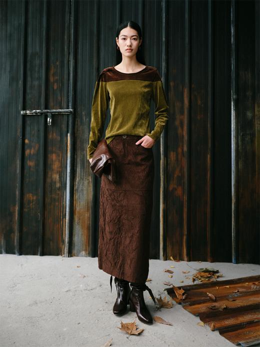 LIYIHAN 肌理感女2024秋季新款时尚小众气质休闲百搭上衣慵懒风 商品图1